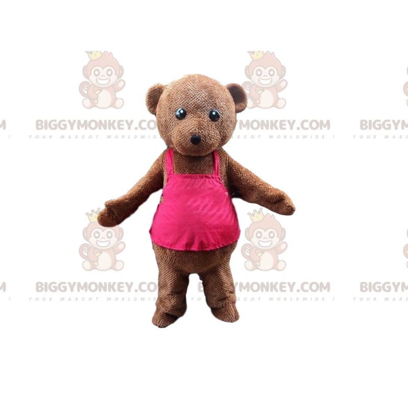 BIGGYMONKEY™ mascotte kostuum teddybeer, bruine beer kostuum - BIGGYMONKEY™ mascotte kostuum teddybeer, bruine beer kostuum -