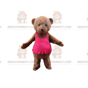 BIGGYMONKEY™ maskotdräkt nallebjörn, brunbjörnsdräkt -