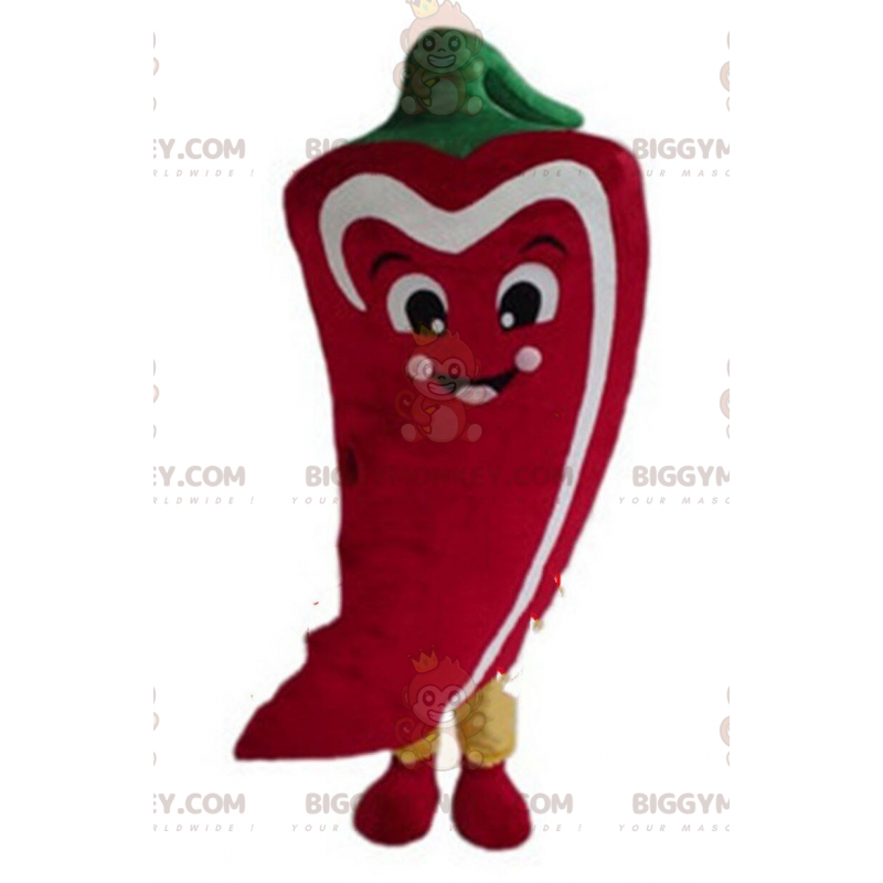 Chili pepper BIGGYMONKEY™ mascot costume, pepper costume, chili Chili pepper BIGGYMONKEY™ mascot costume, pepper costume, chili