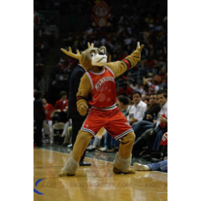 Deer Reindeer Moose BIGGYMONKEY™ Mascot Costume -