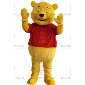 Winnie the Pooh BIGGYMONKEY™ mascot costume, famous yellow bear