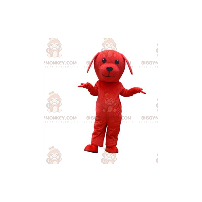 Maskotka czerwonego psa BIGGYMONKEY™, kostium pieska, czerwona Maskotka czerwonego psa BIGGYMONKEY™, kostium pieska, czerwona