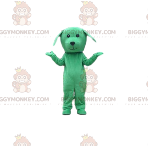 Grønt hundekostume, Doggie BIGGYMONKEY™ maskotkostume, grøn