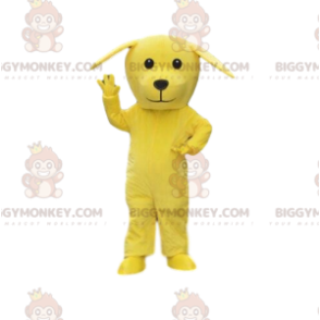 Gul hund BIGGYMONKEY™ maskotkostume, kæmpe hundekostume, gult dyr - Hunde maskoter - BIGGYMONKEY_08541 - BiggyMonkey.com