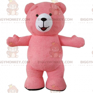 Fantasia de mascote de ursinho rosa grande BIGGYMONKEY™