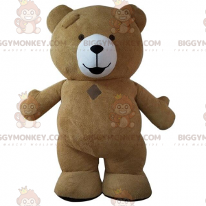 Big Brown Bear BIGGYMONKEY™ Mascot Costume, Brown Teddy Bear
