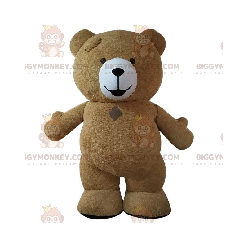 Stor brun björn BIGGYMONKEY™ maskotdräkt, brun nallebjörnsdräkt