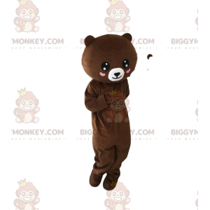 BIGGYMONKEY™ mascottekostuum pluche teddybeer met hartjes
