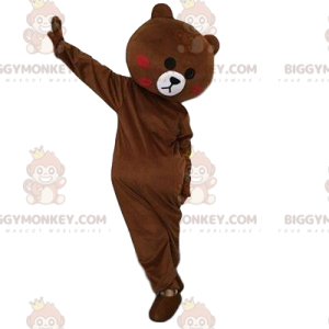 Bruine teddybeer BIGGYMONKEY™ mascottekostuum, berenkostuum