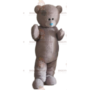 Γκρι αρκουδάκι BIGGYMONKEY™ μασκότ στολή, στολή αρκούδας, κομψό