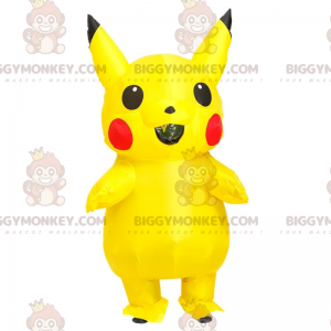 BIGGYMONKEY™ maskotdräkt av Pikachu, den berömda gula Pokémon