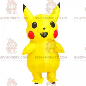 Στολή μασκότ BIGGYMONKEY™ του Pikachu, του διάσημου κίτρινου