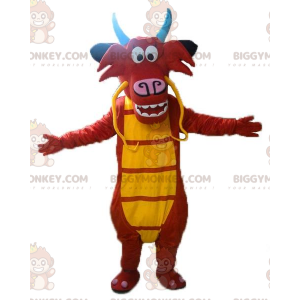 Costume de mascotte BIGGYMONKEY™ de Mushu, le dragon dans