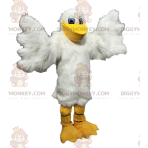 Pelikaani BIGGYMONKEY™ maskottiasu, lokkiasu, lokki - Lintu maskotti - BIGGYMONKEY_08611 - BiggyMonkey.com