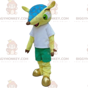 Costume de mascotte BIGGYMONKEY™ de Fuleco tatou coupe du monde