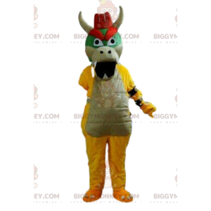 Costume da mascotte drago feroce BIGGYMONKEY™, costume da drago