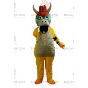 Fierce dragon BIGGYMONKEY™ maskotdräkt, färgglad drakdräkt - Dragon maskot - BIGGYMONKEY_08618 - BiggyMonkey.com