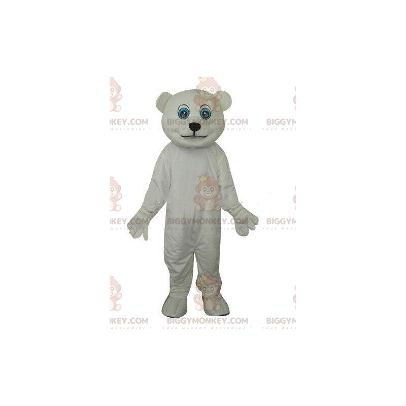 Polar Bear BIGGYMONKEY™ Mascot Costume, Polar Teddy Polar Bear BIGGYMONKEY™ Mascot Costume, Polar Teddy