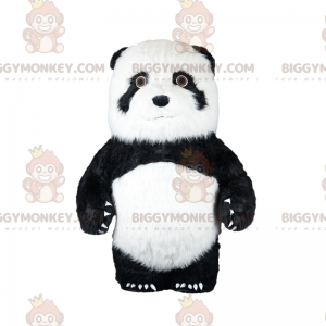 BIGGYMONKEY™ Maskottchenkostüm aus schwarz-weißem Panda