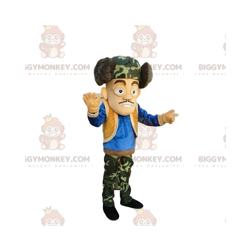 BIGGYMONKEY™ Disfraz de mascota de trabajador de la BIGGYMONKEY™ Disfraz de mascota de trabajador de la