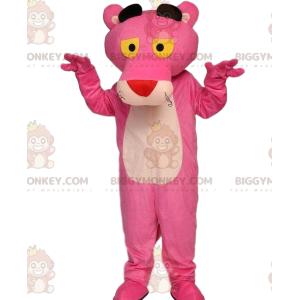 Beroemd stripfiguur BIGGYMONKEY™ Pink Panther-mascottekostuum -