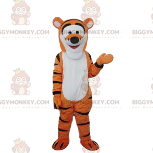 BIGGYMONKEY™ maskot kostume af Tigger, Plys berømte ven orange
