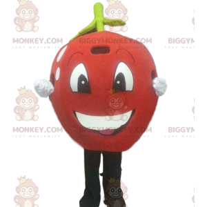 Traje de mascota Red Apple BIGGYMONKEY™, Traje de cereza roja
