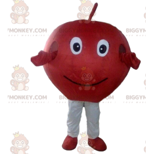 Red Apple BIGGYMONKEY™ Mascot Costume, Red Cherry Costume