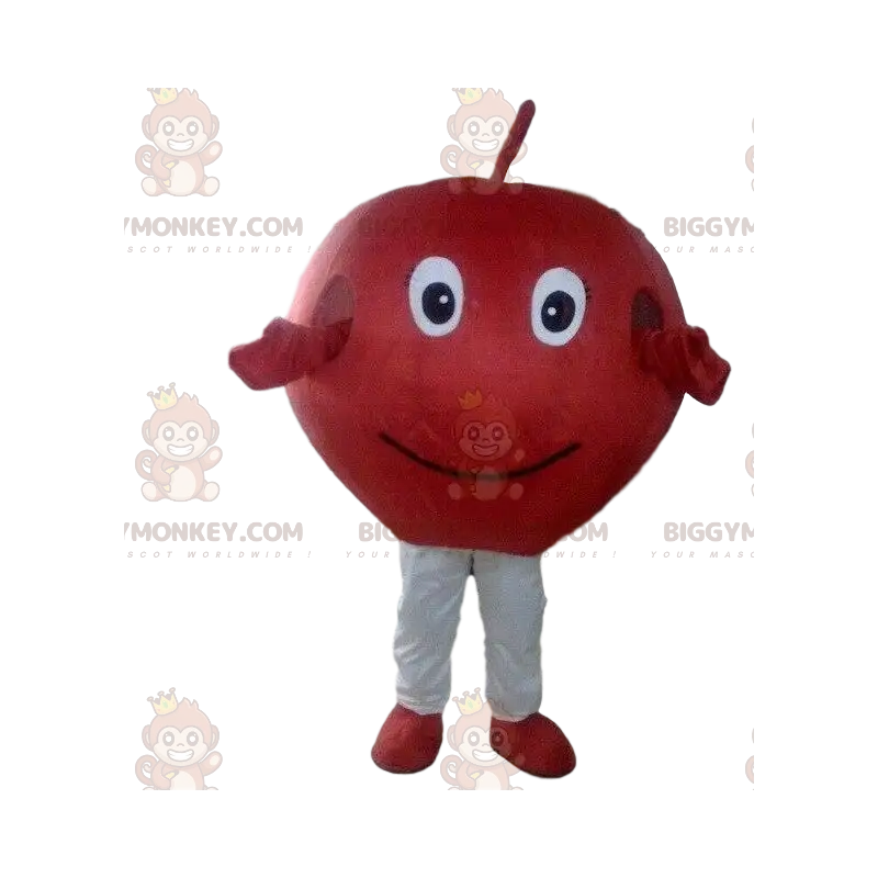 Traje de mascota Red Apple BIGGYMONKEY™, Traje de cereza roja Traje de mascota Red Apple BIGGYMONKEY™, Traje de cereza roja