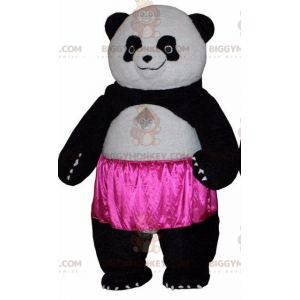 BIGGYMONKEY™ panda mascot costume with a tutu, asia bear