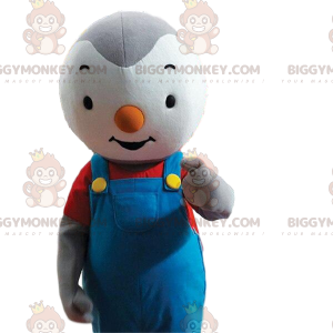 BIGGYMONKEY™ mascot costume of Tchoupi, the cartoon penguin for