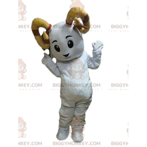 Sheep BIGGYMONKEY™ mascot costume, goat costume, sheep fancy