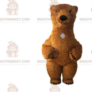 Stor brun björn BIGGYMONKEY™ maskotdräkt, jättenalledräkt -