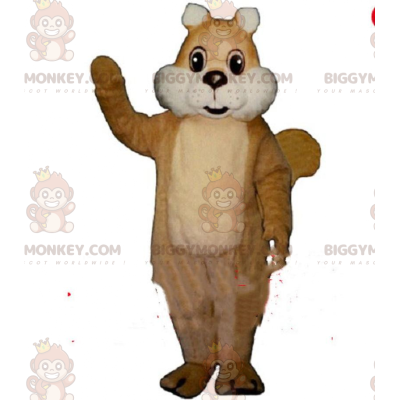 Bruine eekhoorn BIGGYMONKEY™ mascottekostuum, boskostuum Bruine eekhoorn BIGGYMONKEY™ mascottekostuum, boskostuum