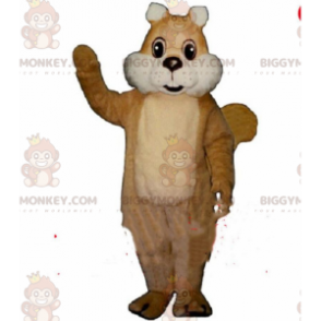 Traje de mascota de ardilla marrón BIGGYMONKEY™, traje de