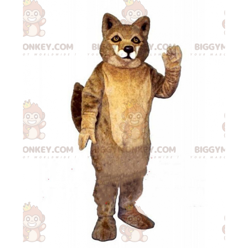Wolf BIGGYMONKEY™ mascot costume, wolf dog costume, dog fancy