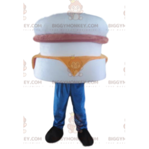 Στολή μασκότ Burger BIGGYMONKEY™, κοστούμι γρήγορου φαγητού