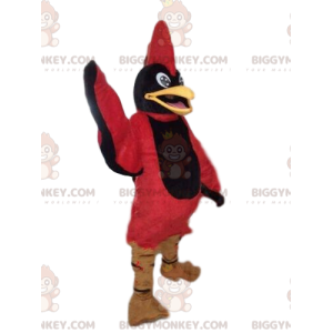 Disfraz de mascota BIGGYMONKEY™ de pájaro negro y Tamaño L (175-180 CM)