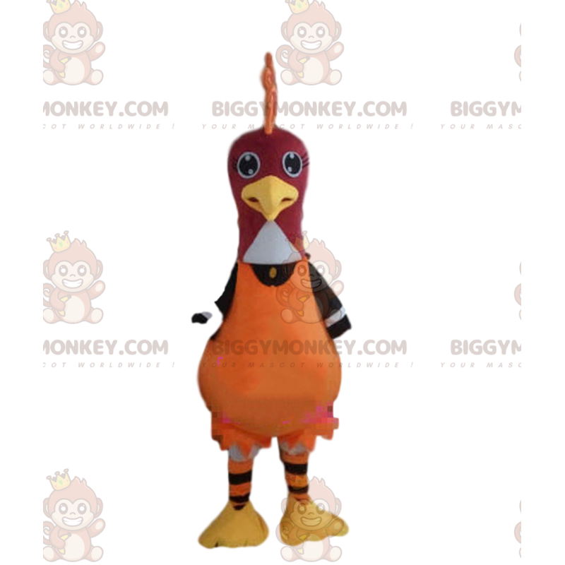 BIGGYMONKEY™ mascottekostuum haan, kalkoen, vogelkostuum BIGGYMONKEY™ mascottekostuum haan, kalkoen, vogelkostuum