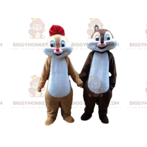 BIGGYMONKEY™s mascot of Tic and Tac, famous cartoon squirrels -