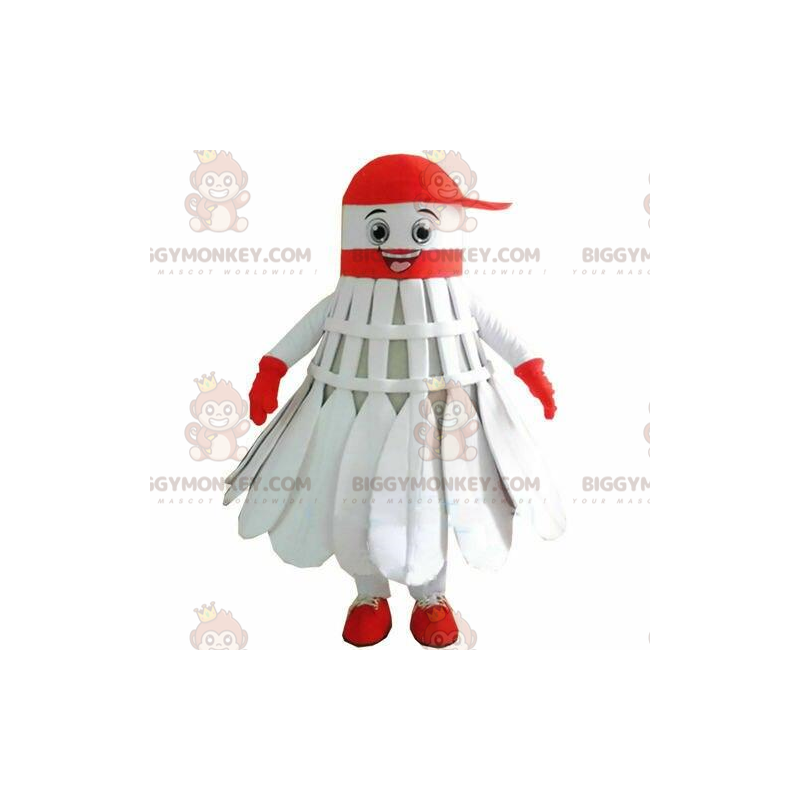 Costume da mascotte BIGGYMONKEY™ da volano da badminton Costume da mascotte BIGGYMONKEY™ da volano da badminton