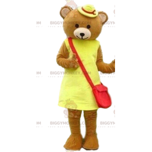 Teddy Bear BIGGYMONKEY™ Mascot Costume, Female Bear Costume