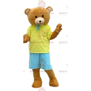 Στολή μασκότ Bear BIGGYMONKEY™, Στολή αρκουδάκι, Καλοκαιρινή