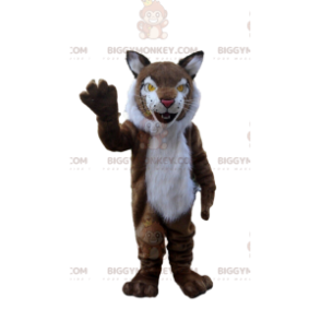 Στολή μασκότ Wildcat BIGGYMONKEY™, κοστούμι κούγκαρ, φανταχτερό