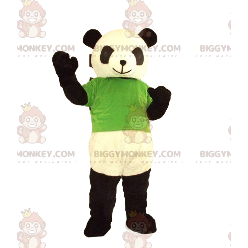 Disfraz de mascota BIGGYMONKEY™ panda blanco y negro, disfraz Disfraz de mascota BIGGYMONKEY™ panda blanco y negro, disfraz