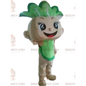 Traje de mascote Cabbage BIGGYMONKEY™, fantasia de bebê