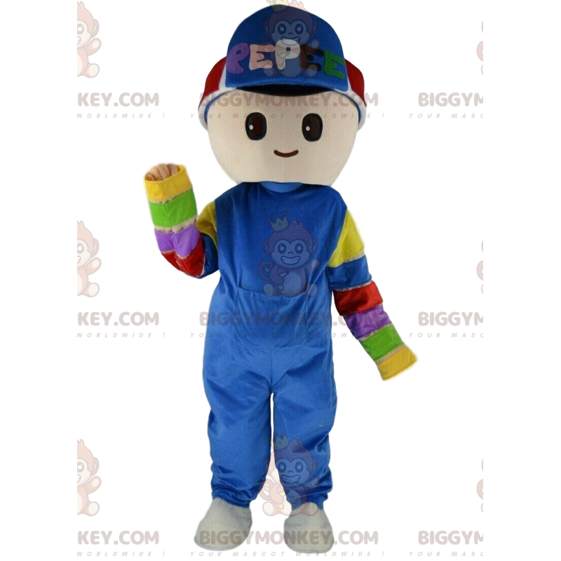 Traje de mascote BIGGYMONKEY™ para menino, fantasia de jovem Traje de mascote BIGGYMONKEY™ para menino, fantasia de jovem