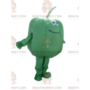 Green pepper BIGGYMONKEY™ maskottiasu, vihreä paprika-asu