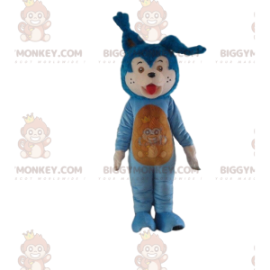 BIGGYMONKEY™ mascot costume blue cat, bunny costume, blue