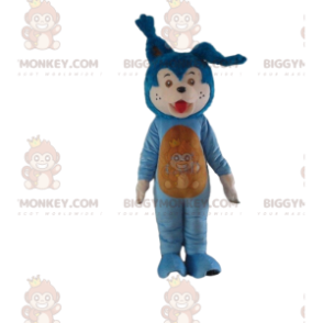 BIGGYMONKEY™ Maskottchenkostüm blaue Katze, Häschenkostüm